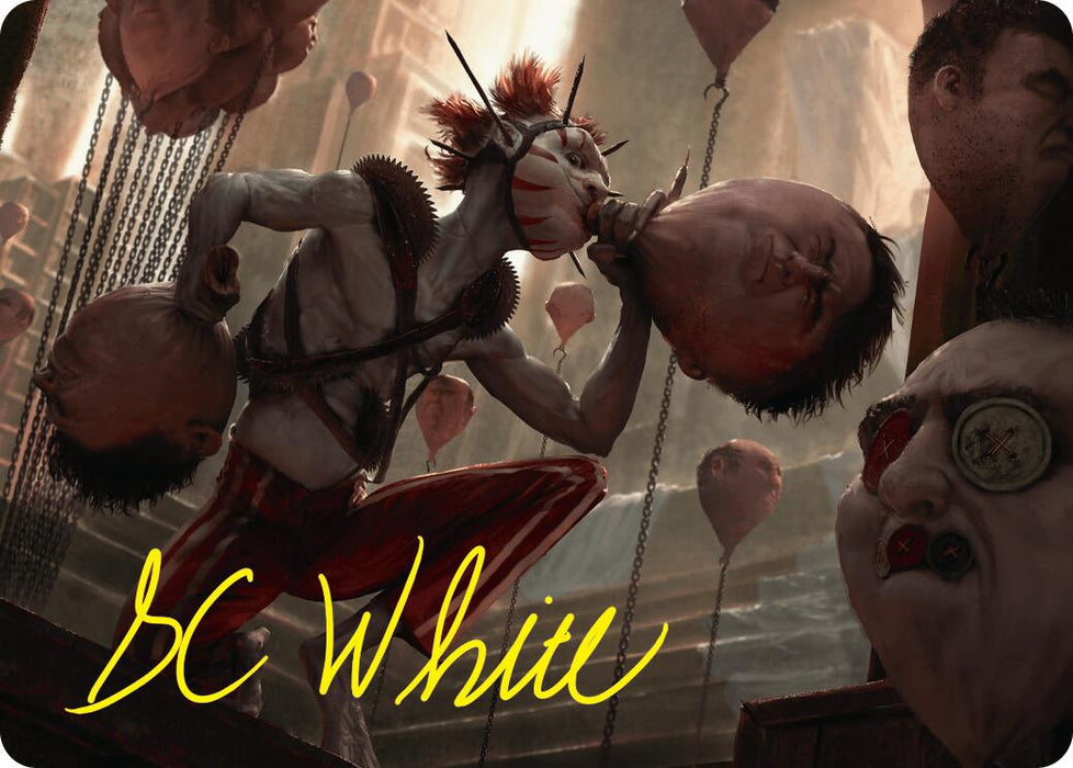 The Jolly Balloon Man Art Card (Gold-Stamped Signature) [ASDSK - 18]