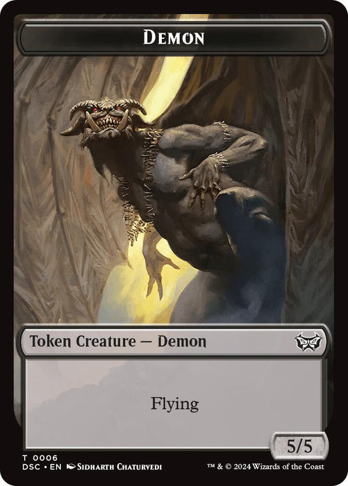 Demon // Bird Double-Sided Token [DSC - 6 // 5]