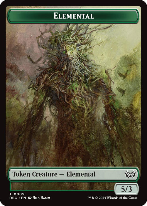 Elemental // Bird Double-Sided Token [DSC - 9 // 5]