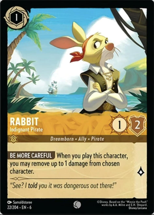 Rabbit - Indignant Pirate [6 - 022]