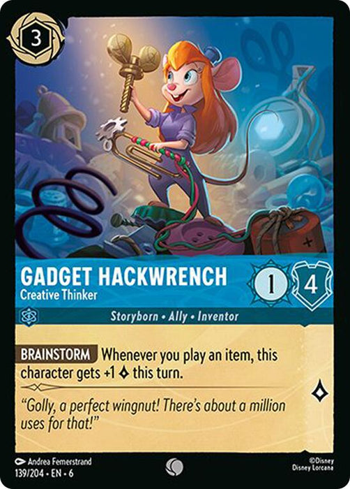 Gadget Hackwrench - Creative Thinker [6 - 139]