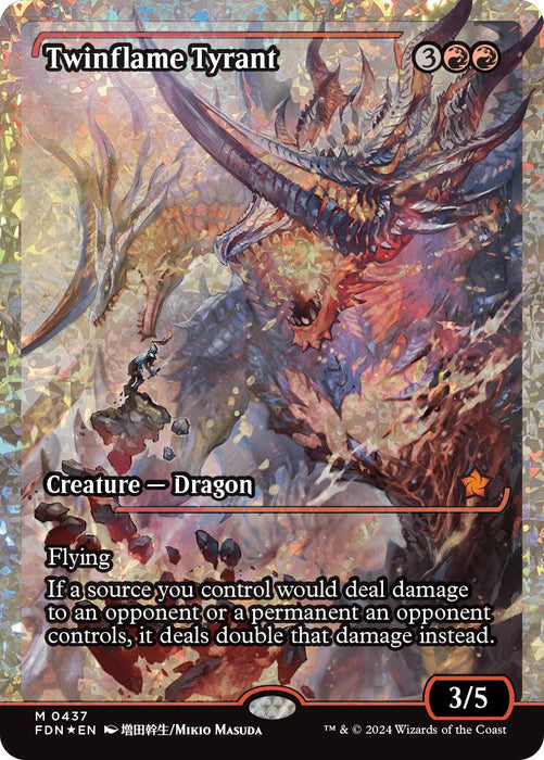 Twinflame Tyrant (Showcase) (Fracture Foil) [FDN - 437]