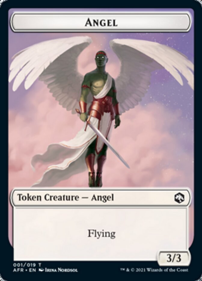 Angel Token [Dungeons & Dragons: Adventures in the Forgotten Realms Tokens] | Yard's Games Ltd
