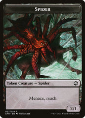 Spider // Vecna Double-Sided Token [Dungeons & Dragons: Adventures in the Forgotten Realms Tokens] | Yard's Games Ltd