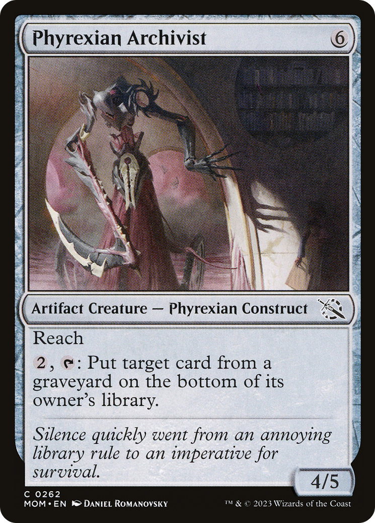 Phyrexian Archivist [March of the Machine] | Yard's Games Ltd