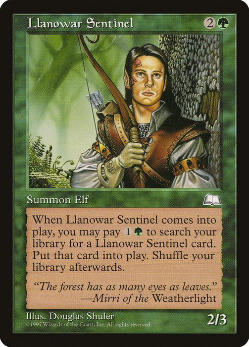 Llanowar Sentinel [WTH - N/A]