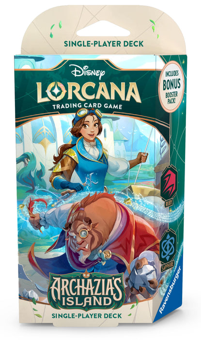 Disney Lorcana: Archazia's Island - Starter Deck (Ruby/Saphire) - Click and Collect Only