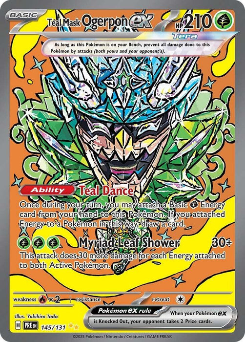 Teal Mask Ogerpon ex - 145/131 [PRE - 145]