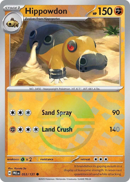 Hippowdon (Poke Ball Pattern)