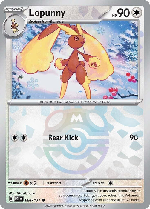Lopunny (Master Ball Pattern) [PRE - 084/131]