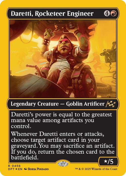 Daretti, Rocketeer Engineer (First-Place Foil) [DFT - 458]