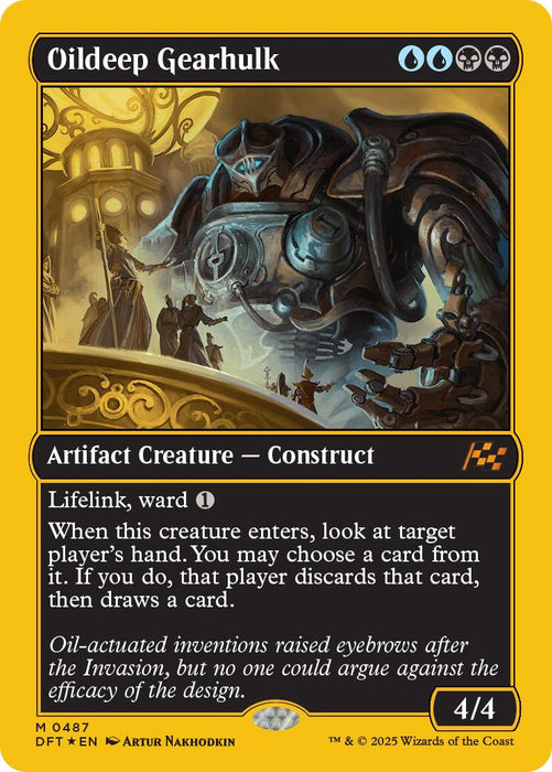 Oildeep Gearhulk (First-Place Foil) [DFT - 487]