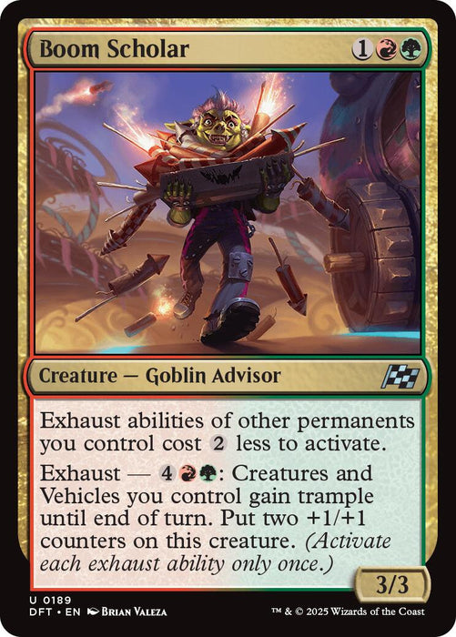 Boom Scholar [DFT - 189]