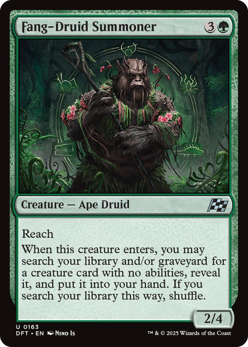 Fang-Druid Summoner [DFT - 163]