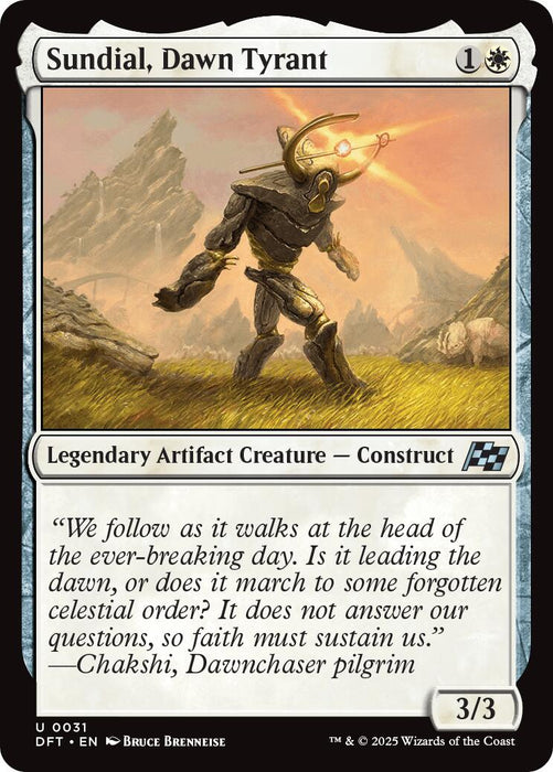 Sundial, Dawn Tyrant [DFT - 31]