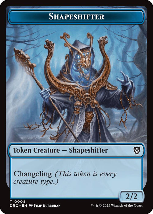 Shapeshifter // Zombie (0003) Double-Sided Token [DRC - 4 // 3]