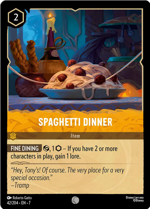 Spaghetti Dinner [7 - 042]