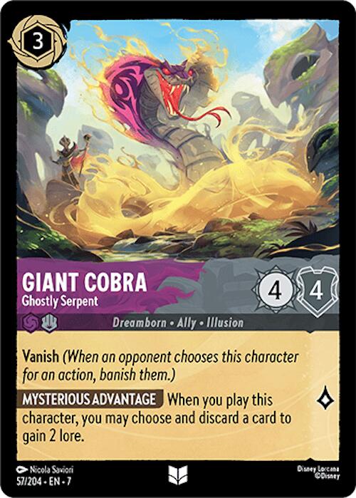 Giant Cobra - Ghostly Serpent [7 - 057]