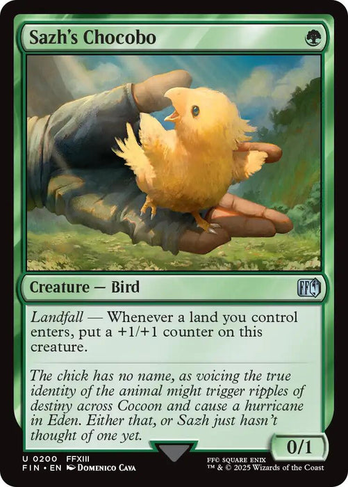 Sazh's Chocobo [FIN - 200]