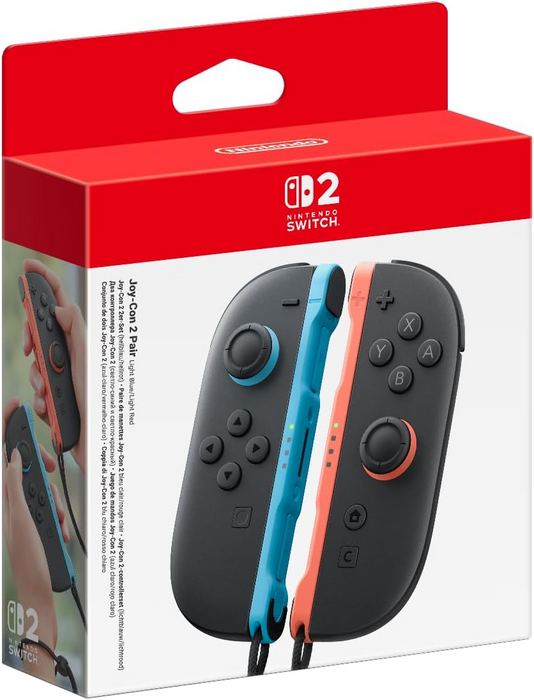 Joy-Con 2 Pair - Light Blue/Light Red [New]