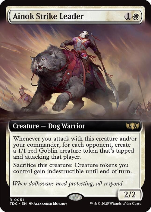 Ainok Strike Leader (Extended Art) [TDC - 51]