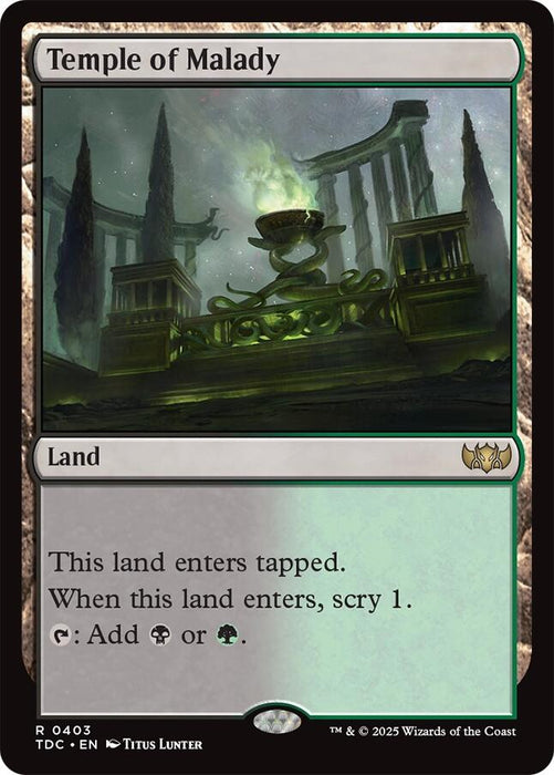 Temple of Malady [TDC - 403]