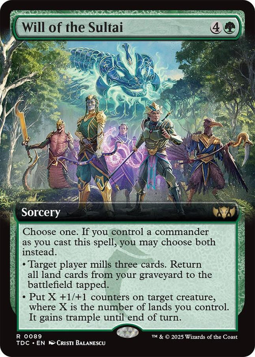 Will of the Sultai (Extended Art) [TDC - 89]