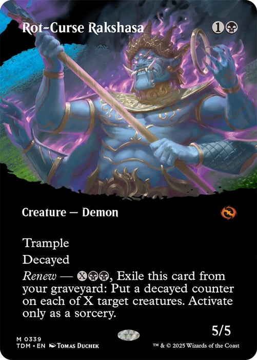 Rot-Curse Rakshasa (Borderless) [TDM - 339]