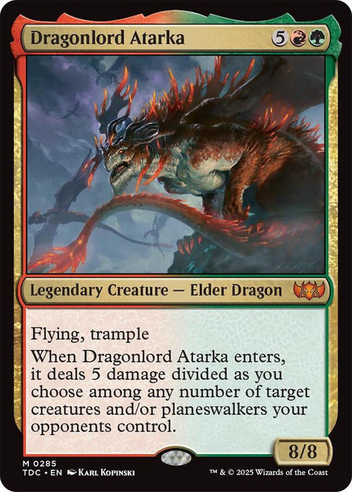 Dragonlord Atarka [TDC - 285]