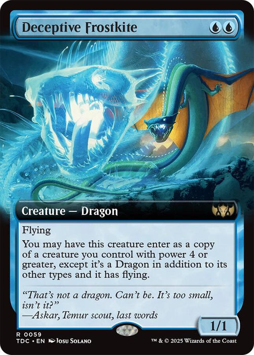 Deceptive Frostkite (Extended Art) [TDC - 59]