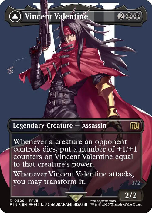 Vincent Valentine (Borderless) (Surge Foil) [FIN - 582]