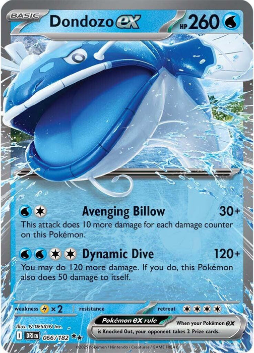 Dondozo ex - 066/182 [DRI - 066/182]