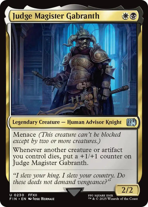Judge Magister Gabranth [FIN - 230]