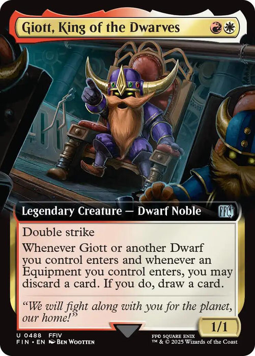 Giott, King of the Dwarves (Extended Art) [FIN - 488]