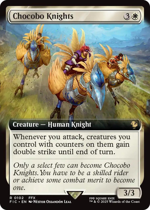 Chocobo Knights (Extended Art) [FIC]