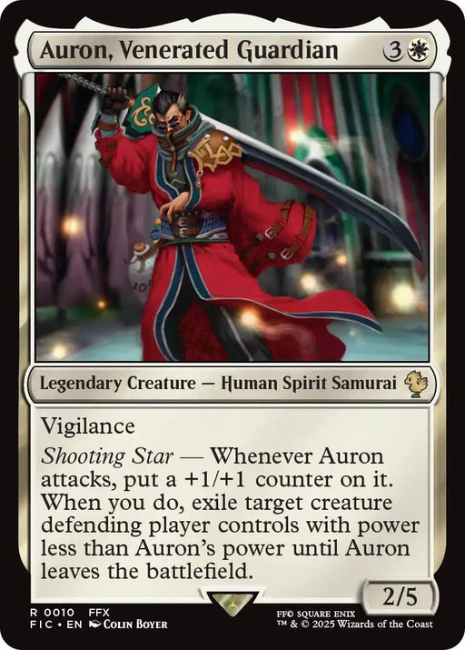 Auron, Venerated Guardian (Surge Foil) [FIC - 10]