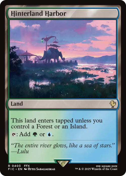 Hinterland Harbor (Surge Foil) [FIC - 403]