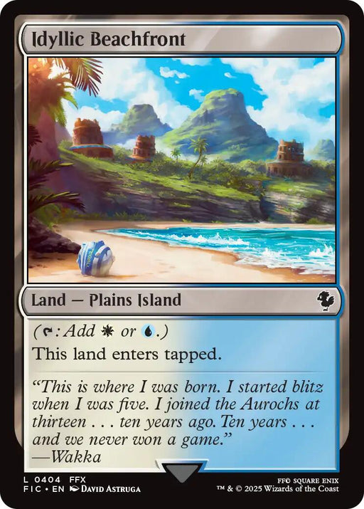 Idyllic Beachfront (Surge Foil) [FIC - 404]