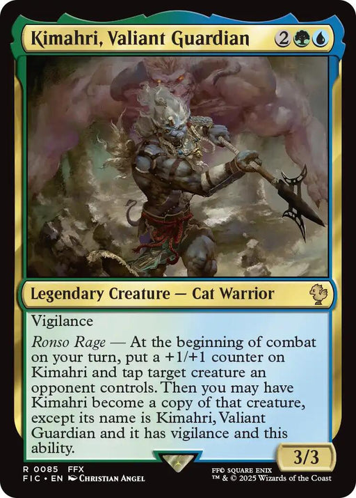 Kimahri, Valiant Guardian (Surge Foil) [FIC - 85]