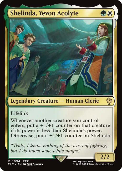 Shelinda, Yevon Acolyte (Surge Foil) [FIC - 94]