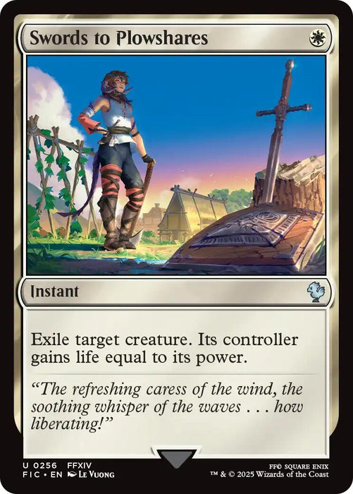 Swords to Plowshares (Surge Foil) [FIC - 256]