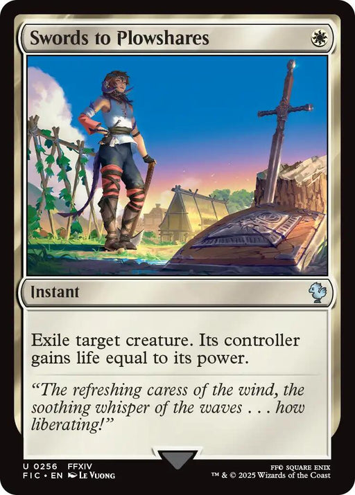 Swords to Plowshares (Surge Foil) [FIC - 256]