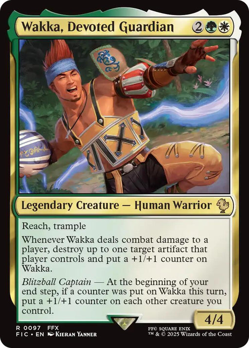 Wakka, Devoted Guardian (Surge Foil) [FIC - 97]