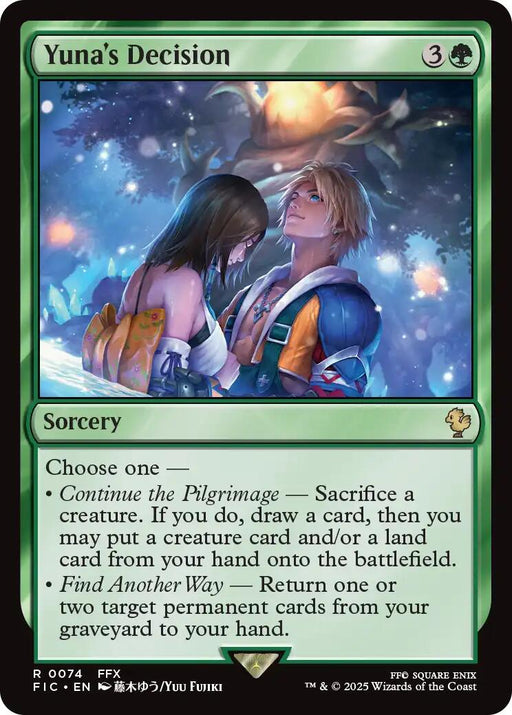 Yuna's Decision (Surge Foil) [FIC - 74]