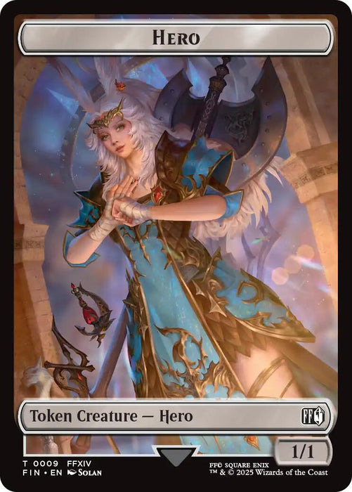 Hero (0009) // Bird (0017) Double-Sided Token [FIN - 9 // 17]