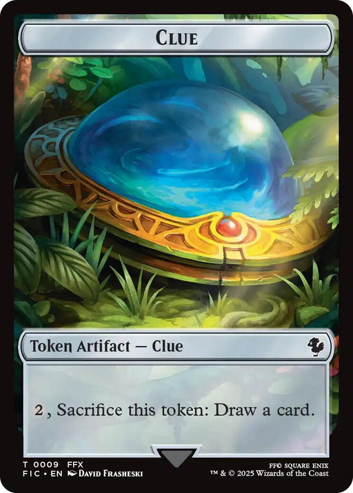 Clue // Treasure Double-Sided Token (Surge Foil) [FIC - 9 // 36]