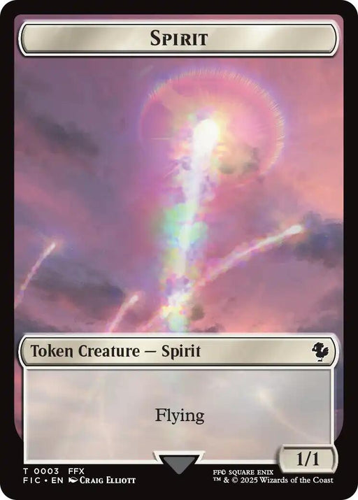 Spirit // Squid Double-Sided Token (Surge Foil) [FIC - 3 // 5]