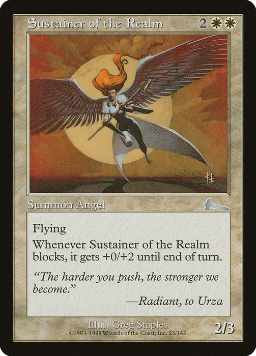 Sustainer of the Realm [ULG - 23]
