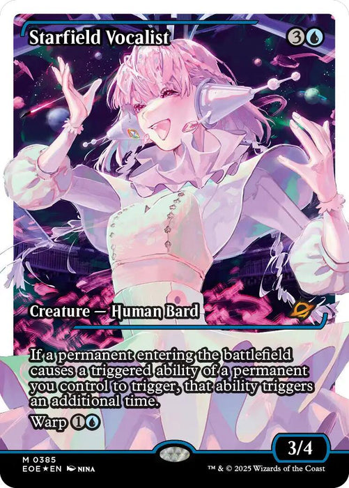 Starfield Vocalist (Showcase) (Fracture Foil) [EOE - 385]