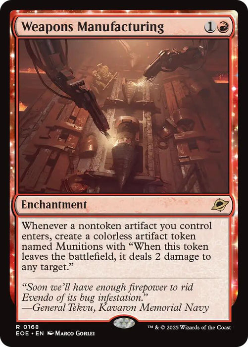 Weapons Manufacturing [EOE - 168]
